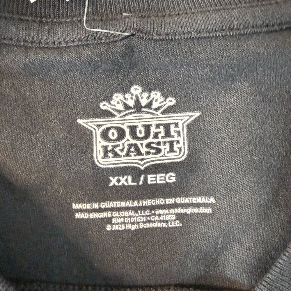 Outkast ATLiens Mens XXL Graphic T-Shirt Black Short Sleeve Hip Hop Rap Tee NEW - Picture 6 of 7